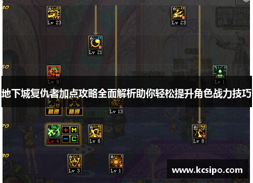 地下城复仇者加点攻略全面解析助你轻松提升角色战力技巧